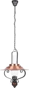 Lampada a sospensione in paraffina E27 1x60W colore nero 7870 Enna Rabalux