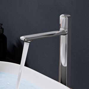 Doporro Miscelatore lavabo bagno in ottone dorato, monocomando per acqua calda e fredda 31,3 cm WAO-1190H