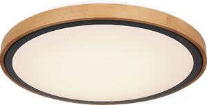 Globo Lighting plafoniera in metallo nero opaco, LED