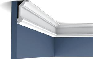 Orac Decor C321 Luxxus profilo decorativo a soffitto a parete modanatura decorativa a stucco profilo decorativo a cornice modanatura decorativa ad angolo | 2 metri