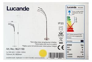 Lucande - Lampada da terra dimmerabile a LED CATRIONA 5xLED/5W/230V