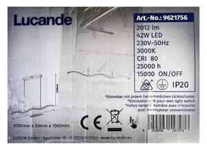 Lucande - Lampadario a sospensione con filo LED dimmerabile BRAMA LED/42W/230V