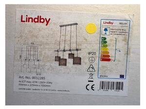 Lindby - Lampadario a sospensione con filo RUKAIA 4xE27/42W/230V