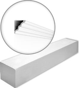 NMC SM-box NOMASTYL Noel Marquet 1 cartone con 18 strisce decorative Cornice per soffitto stile moderno colore bianco | 36 m