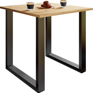 Tavolo da pranzo in legno Premium | H. 76 x W. 80 x D. 50 cm | Tavolo da cucina Tavolo da pranzo Xona U