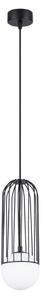 Lampada a sospensione BRINA 1 nero 1xG9 8W acciaio 115x12x12cm Sollux Lighting
