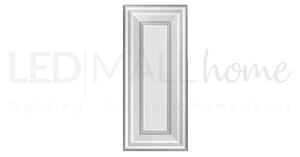 Boiserie 4 pz pannelli in duropolimero preassemblati 25x55cm