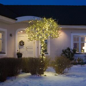 Konstsmide Christmas Catena LED da esterni 200 luci nero/bianco caldo