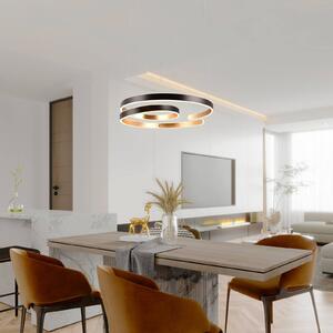 Trio Lighting Marnie lampada LED sospensione switchdim nero/oro