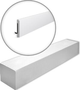 NMC FD1-box WALLSTYL Noel Marquet 1 cartone con 15 listelli decorativi Modanatura per pavimenti stile moderno colore bianco | 30 m