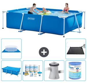 Piscina fuori terra rettangolare - 300x200x75 cm - 7 pezzi - Modello S40223