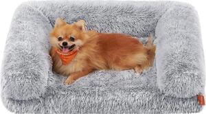 FEANDREA FluffyHug Medium, cuccia per cani di piccola e piccolissima taglia, in schiuma ondulata, lavabile e sfoderabile 76 x 58 x 23 cm