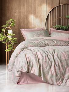 L'Essentiel Linge de Maison, Set copripiumino King in raso (FR), Betula - Polvere, 100 % raso di cotone, polvere, 240 x 220 cm