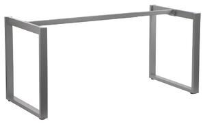 Struttura in metallo per scrivania o tavolo NY-131A, lunghezza regolabile, gambe regolabili, dimensioni 120-180x70x72,5 cm, grigio