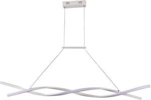 V-TAC VT-7822 Lampadario LED 30W intrecciato a sospensione design moderno applique rettangolare colore bianco 120cm luce 4000K - 10049