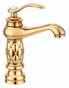 Miscelatore per lavabo verticale LAUFERI URANIA GOLD RETRO