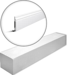 NMC FB2-box WALLSTYL Noel Marquet 1 cartone con 10 strisce decorative Modanatura per pavimenti stile classico colore bianco | 20 m