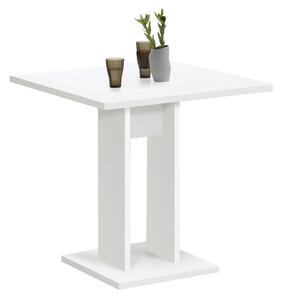 FMD mobili tavolo da pranzo a colonna 70 x 70 x 75 cm tavolo da cucina bianco per cucine strette