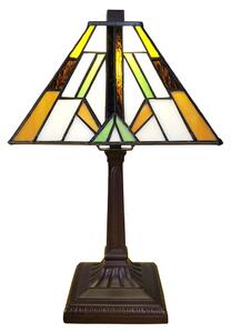 Lampada da tavolo Tiffany Clayre & Eef 20x20x34 cm in poliresina marrone