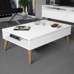 Skye Decor, Best - White, tavolini da caffè, bianco, 90 x 34,6 x 60 cm