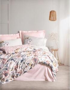 L'Essentiel Linge de Maison, Dalya - Polvere, set copripiumino king-size in raso (FR), polvere, 100% raso di cotone, 240 x 220 cm