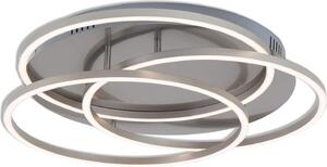 Lampada da soffitto a LED dimmerabile con funzione memoria 56 W argento in metallo e plastica Briloner