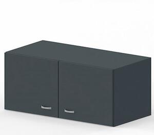 Libreria sopralzo con ante battenti ARTEXPORT RAW 90x46x40H cm struttu