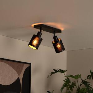 Lucide Faretto a soffitto Tagalog di bambù, 2 luci