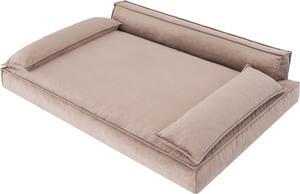 Letto per cani Divano per cani Cuscino per cani Cesto per cani Divano per cani Letto per animali Cesto per cani Divano per cani, facile da pulire, Beige, dimensioni L: 78x54 cm