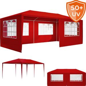 Tenda per feste NEAPOL, 3x6m, rosso