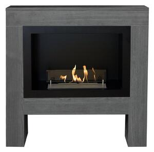 Caminetto a etanolo Xaralyn - Bolea BBW - aspetto legno - riscaldamento da 1,5 kW - caminetto da incasso incluso - fiamme reali
