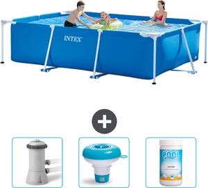 Piscina fuori terra rettangolare - 300x200x75 cm - 4 pezzi - Modello SCB77