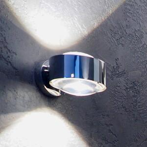 Top Light Puk Maxx Wall, LED, lenti trasparenti, cromo