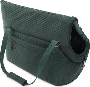 Borsa per cani Borsa da trasporto per cani Gatti Borsa da trasporto Nuovo velluto verde L