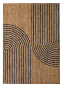 Tappeto da interno/esterno nero/marrone 160x230 cm Mira 1453 – Ayyildiz Carpets