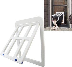 Gabbia per cani, sistema di chiusura magnetica a doppia chiusura, sbarre scorrevoli, finestra per cani, porticina per gatti adatta anche a cani e cuccioli