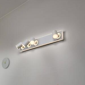 LEDVANCE Faretto da soffitto Mars, a 5 luci, 4 faretti, bianco