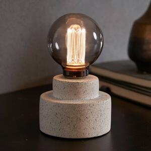 Pauleen Noble Flare lampada deco cemento grigio