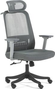 Sedia da ufficio ergonomica con supporto lombare, braccioli e poggiatesta regolabili - elevato comfort e design moderno per il lavoro e lo studio