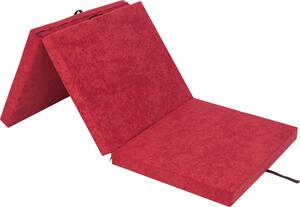 Materasso pieghevole "BEN" - 195×80×8 cm - pieghevole, rivestimento lavabile, tessuto Aloba, come letto per gli ospiti, tappetino da allenamento o pouf | PillowPrim
