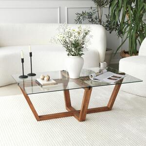Skye Decor, Amalfi - Walnut, tavolini, noce, legno, 105 x 35 x 65 cm
