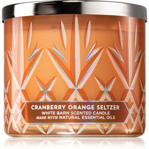 Bath & Body Works Cranberry Orange Seltzer candela profumata 411 g