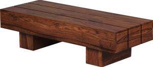 Wohnling Tavolino in Sheesham massiccio 120 x 45 x 30 cm in legno massiccio; WL1.325