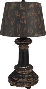 Lampada da tavolo Clayre & Eef Ø 35x64 Legno Marrone Nero