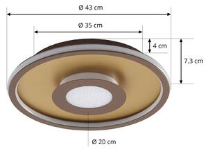 Lindby Pekela Plafoniera LED, rotonda, 43 cm