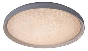 Plafoniera LED Esme in metallo plastica bianca Ø51cm con interruttore temperatura colore regolabile