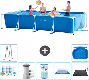 Piscina fuori terra rettangolare - 450x220x84 cm - 8 elementi - Modello S40276