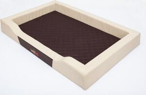 Cuccia Deluxe XXL - 120×80 cm, extra large, impermeabile e confortevole, OEKO-TEX, sfoderabile, per cani di taglia grande - Beige