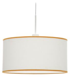 Paralume per lampada da soffitto Binisalem bianco e senape Ø 40 cm