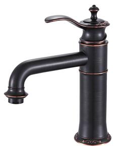 Rubinetto per lavabo TOLOSA KRAN retro nero LAUFERI